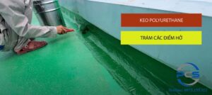 Kiểm tra lại bề mặt sân thượng xem còn vị trí nào cần trám vá