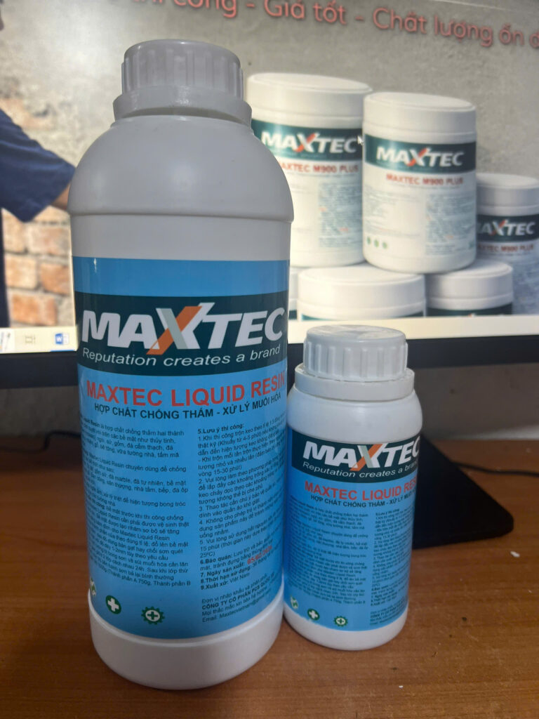 Maxtec Resin Chống thấm trong suốt cho gạch men