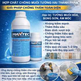 Maxtec Epoxy Resin Chống thấm trong suốt cho gạch men