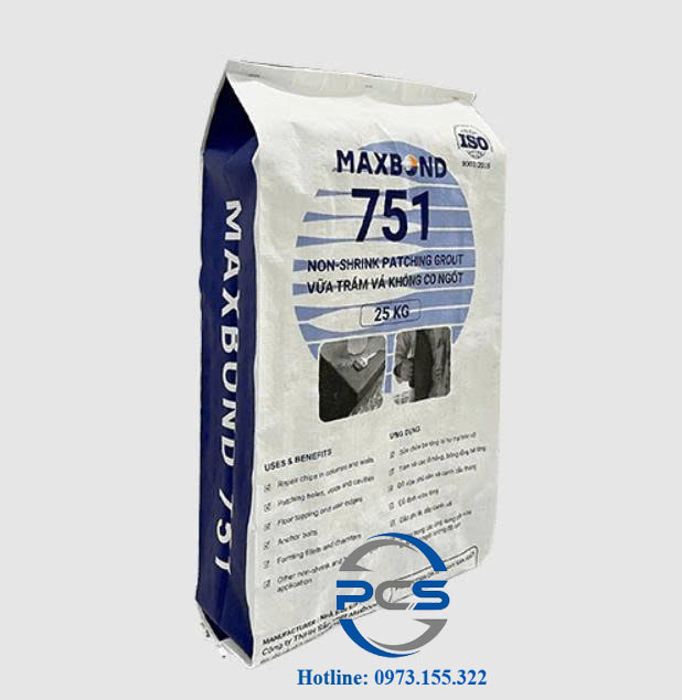 Maxbond 751 – Vữa xi măng sửa chữa chuyên nghiệp cho bề mặt bê tông hư hỏng