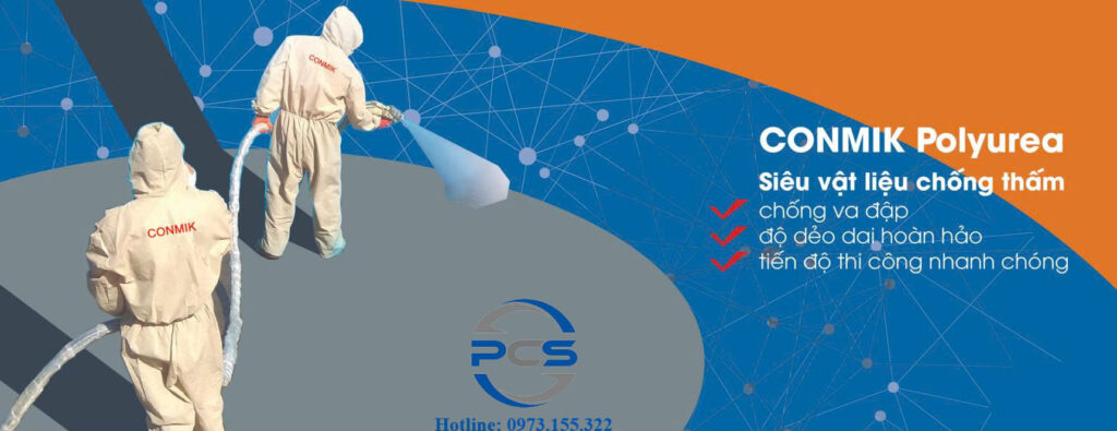 Chi tiết chống thấm Conmik Polyurea L