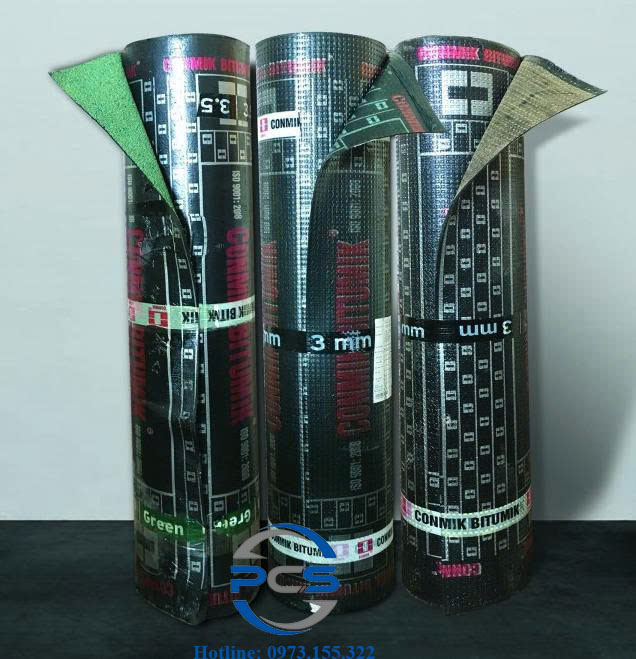 Màng khò nóng chống thấm Conmik Bitumik – Giải pháp chống thấm tối ưu cho công trình bền vững