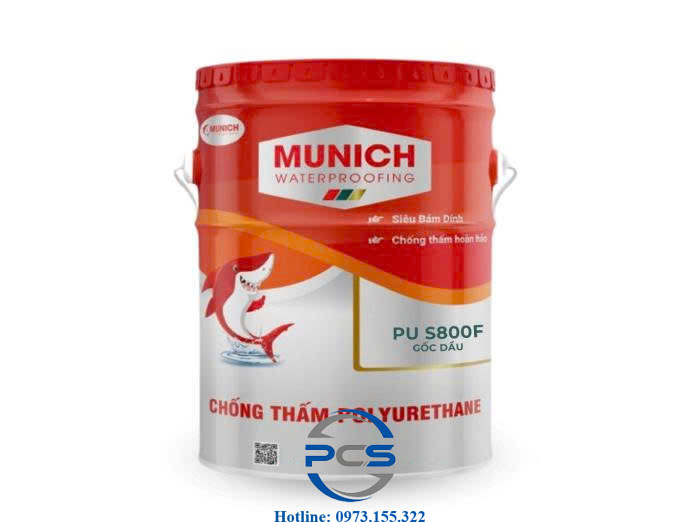 Munich PU S800F – Giải pháp chống thấm polyurethane linh hoạt, hiệu quả cao