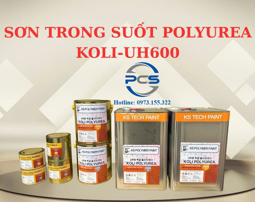 Sơn Koli trong suốt UH600 (1)