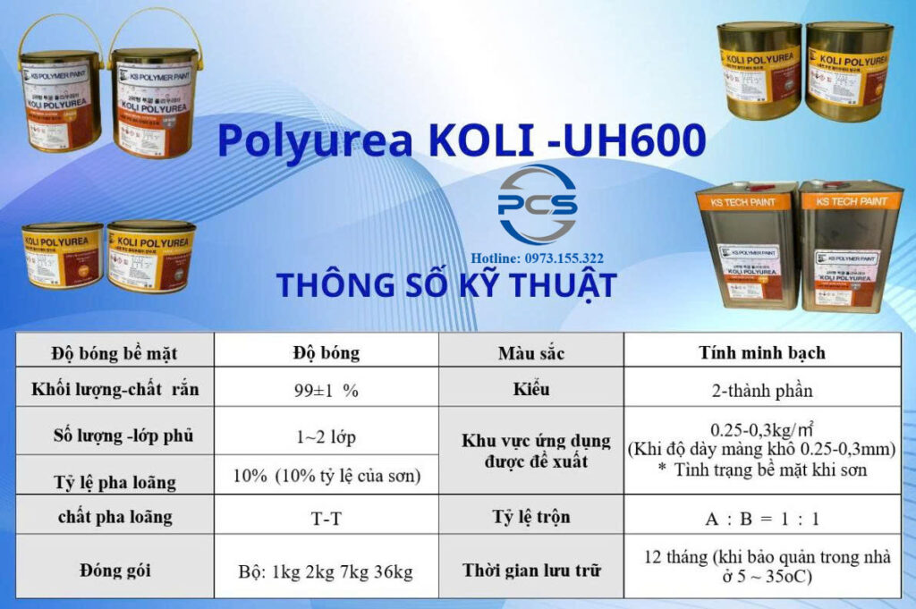 Sơn Koli trong suốt UH600 (3)