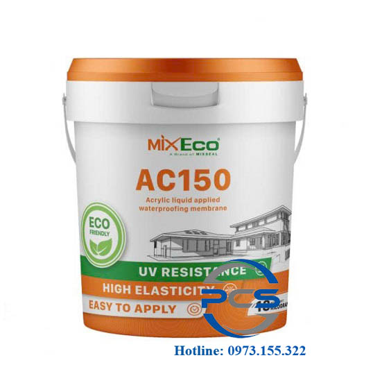Mixeco AC150 Sơn chống thấm Acrylic gốc nước 1 thành phần