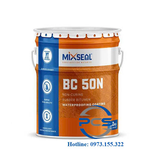 Mixseal BC50N Sơn phủ chống thấm gốc bitum biến tính nóng chảy