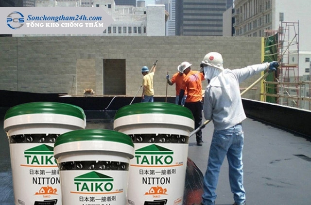 TAIKO NITTON Chống thấm chuyên dụng với công thức nhựa Acrylic 3 chong-tham-taiko