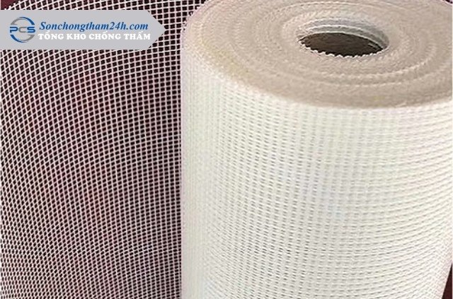 Lưới thủy tinh chống thấm chống nứt mắt 4x4mm định lượng 140g/m2 3 gia-luoi-thuy-tinh-chong-tham