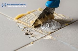 cách tẩy keo dán sàn gạch